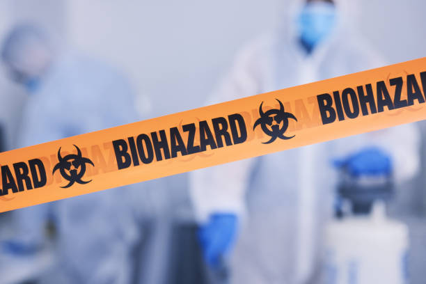 Professional Biohazard Cleanup technician working in Pilger, NE